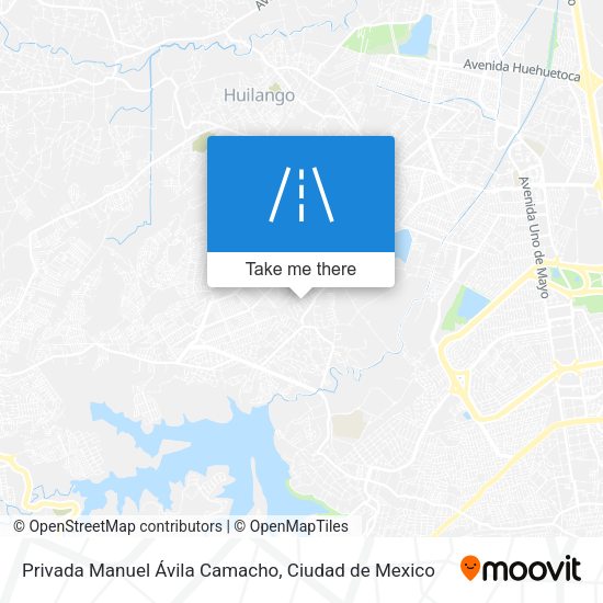 Privada Manuel Ávila Camacho map