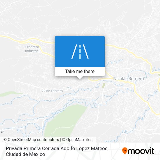 Mapa de Privada Primera Cerrada Adolfo López Mateos