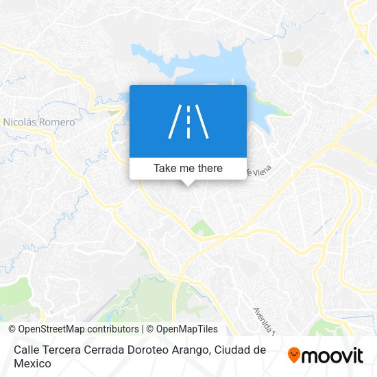 Calle Tercera Cerrada Doroteo Arango map