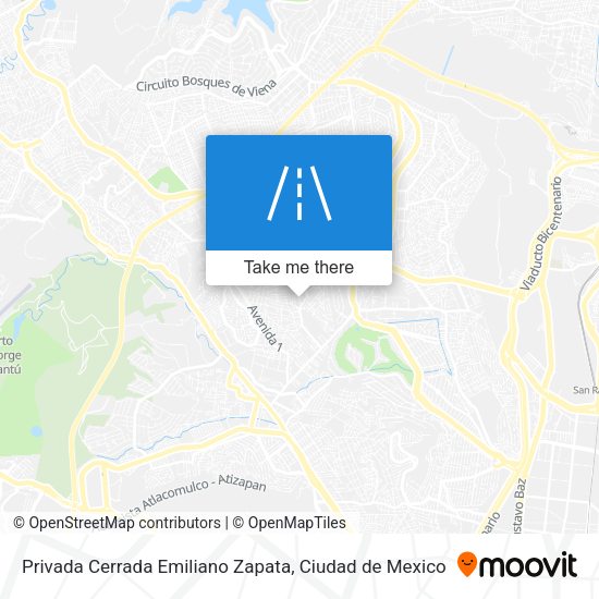 Privada Cerrada Emiliano Zapata map