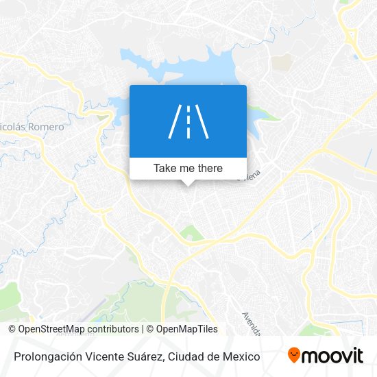 Mapa de Prolongación Vicente Suárez