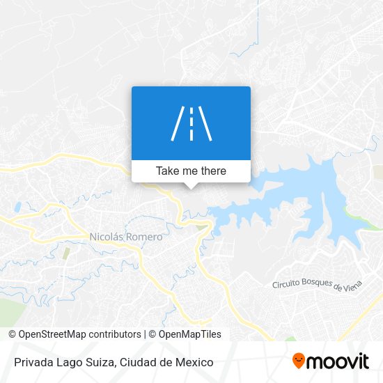 Privada Lago Suiza map
