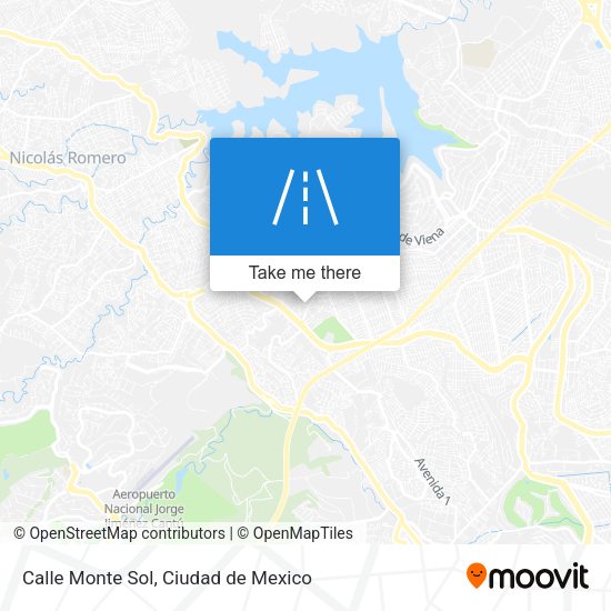 Calle Monte Sol map