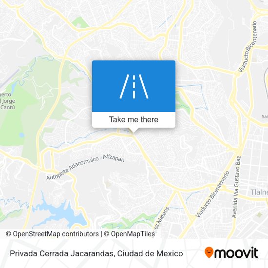 Privada Cerrada Jacarandas map