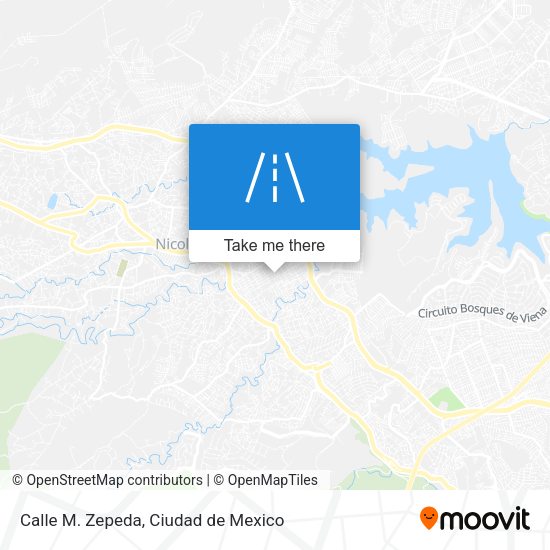 Calle M. Zepeda map