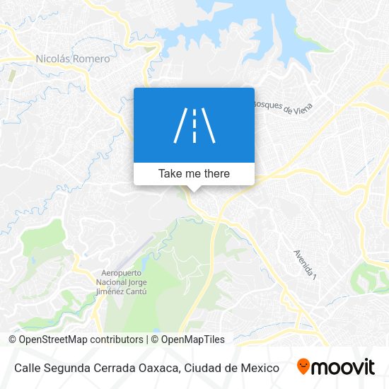 Calle Segunda Cerrada Oaxaca map