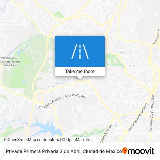 Mapa de Privada Primera Privada 2 de Abril
