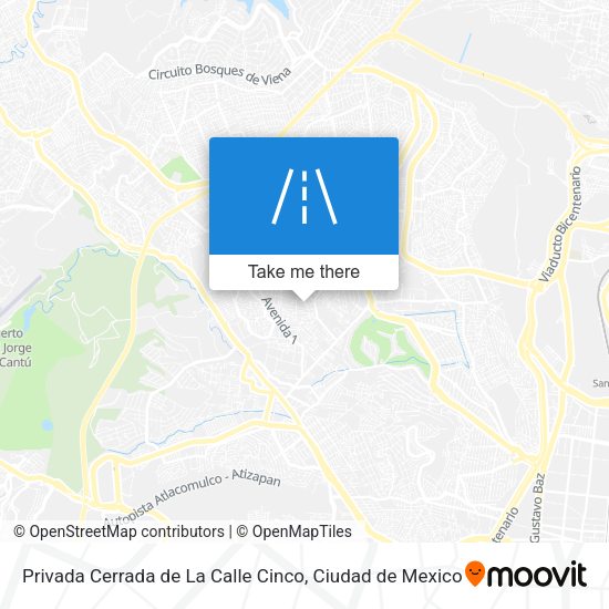 Privada Cerrada de La Calle Cinco map