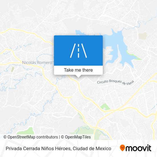 Privada Cerrada Niños Héroes map