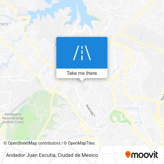 Andador Juan Escutia map