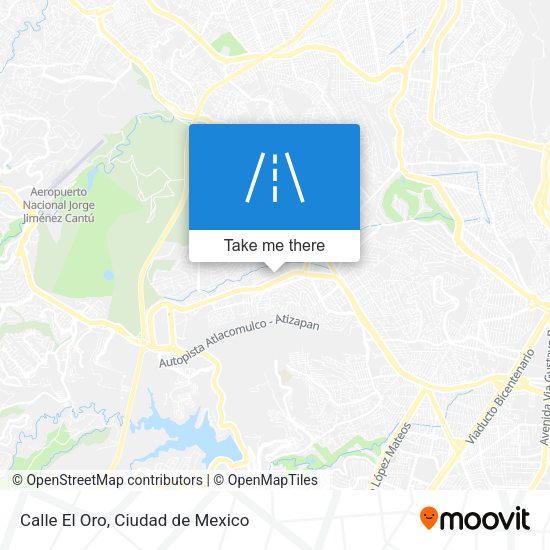 Mapa de Calle El Oro