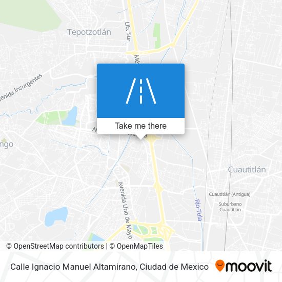 Calle Ignacio Manuel Altamirano map