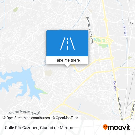 Calle Río Cazones map