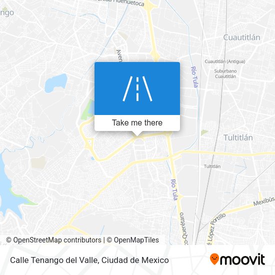 Mapa de Calle Tenango del Valle