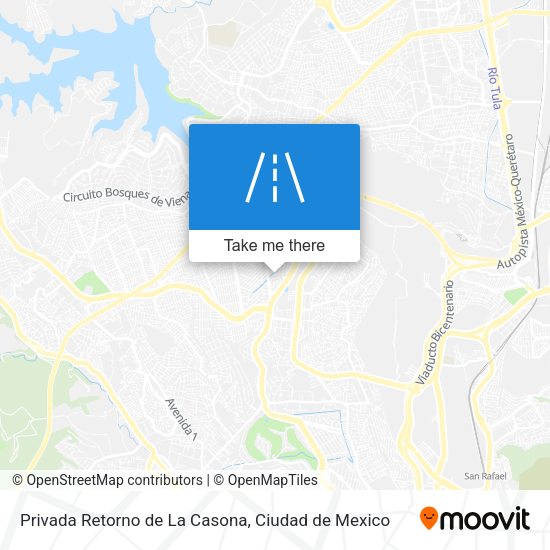 Mapa de Privada Retorno de La Casona