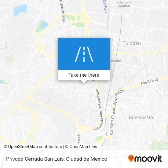 Privada Cerrada San Luis map