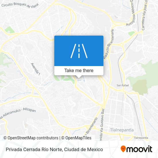 Mapa de Privada Cerrada Río Norte