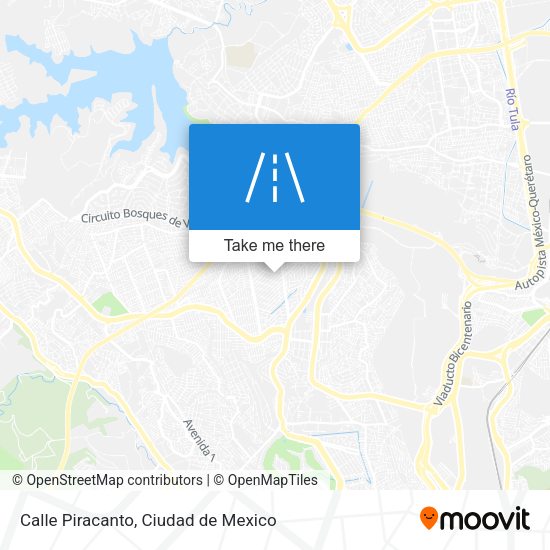 Mapa de Calle Piracanto