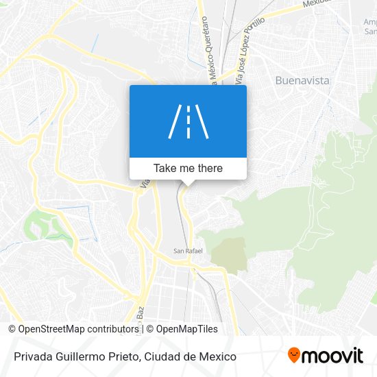 Privada Guillermo Prieto map