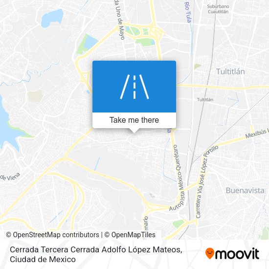 Cerrada Tercera Cerrada Adolfo López Mateos map