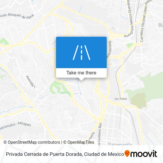Privada Cerrada de Puerta Dorada map