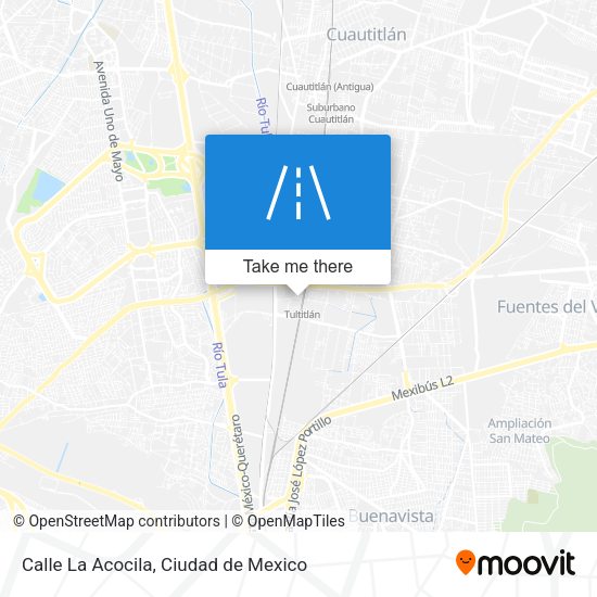 Mapa de Calle La Acocila