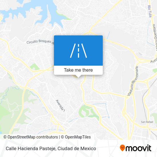 Mapa de Calle Hacienda Pasteje