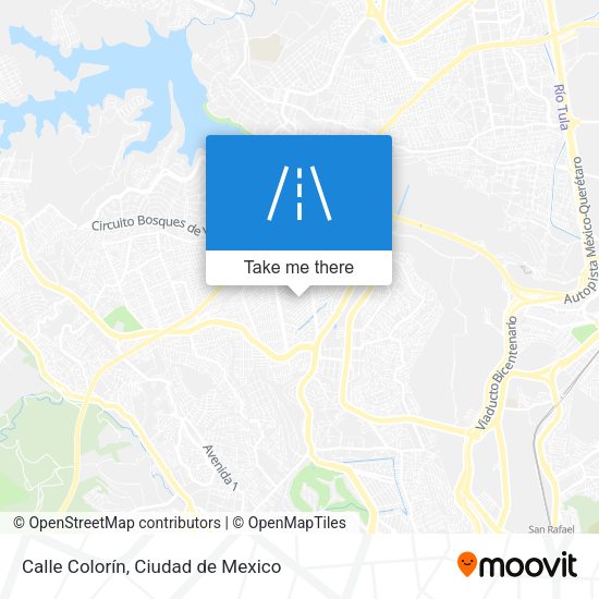 Mapa de Calle Colorín