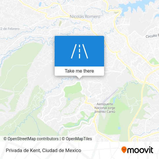 Privada de Kent map