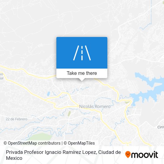 Mapa de Privada Profesor Ignacio Ramírez Lopez