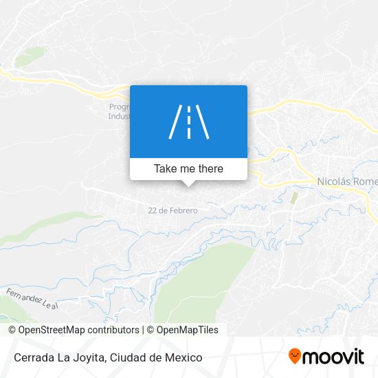 Cerrada La Joyita map