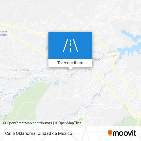 Mapa de Calle Oklahoma
