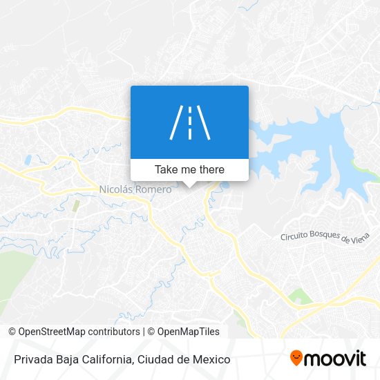 Privada Baja California map