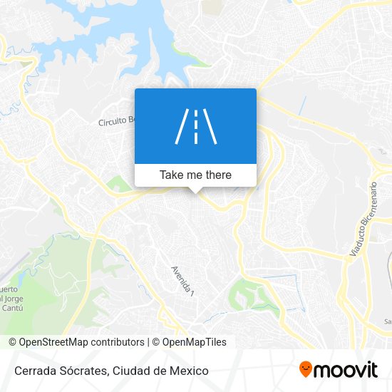 Mapa de Cerrada Sócrates