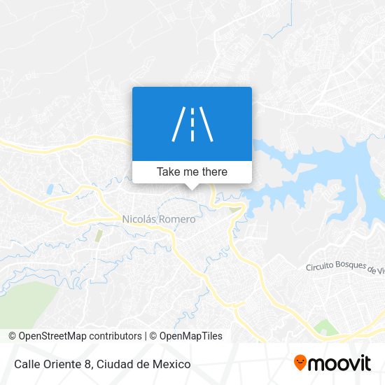 Calle Oriente 8 map