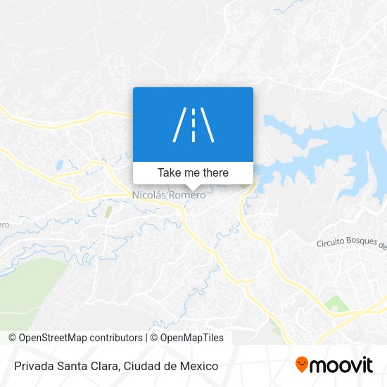 Privada Santa Clara map