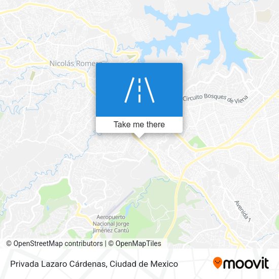Privada Lazaro Cárdenas map