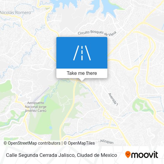 Calle Segunda Cerrada Jalisco map