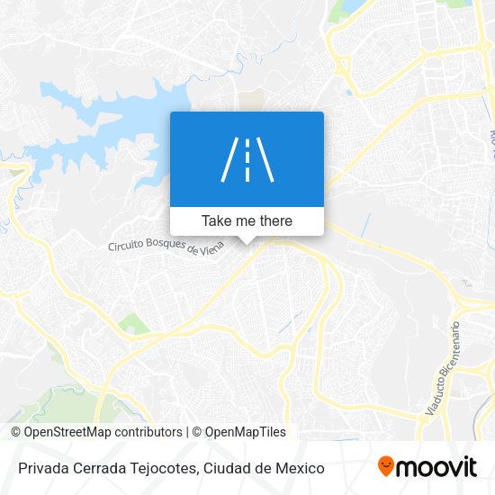 Mapa de Privada Cerrada Tejocotes