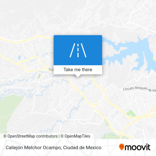 Callejón Melchor Ocampo map