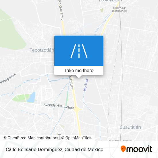 Calle Belisario Domínguez map