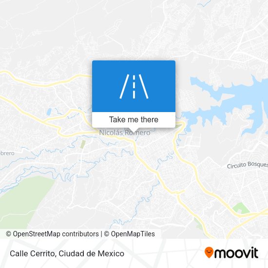 Mapa de Calle Cerrito