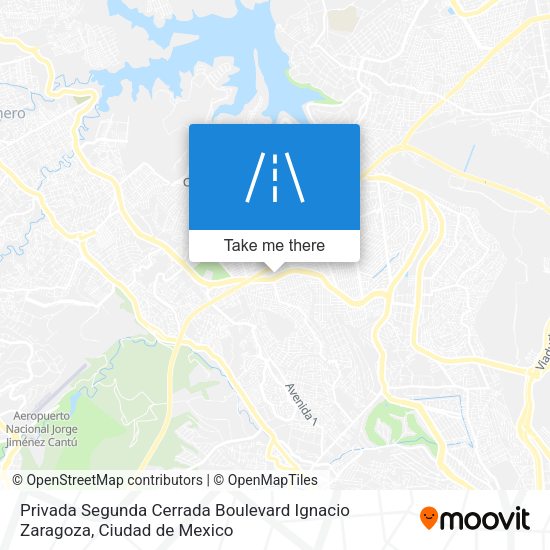 Privada Segunda Cerrada Boulevard Ignacio Zaragoza map