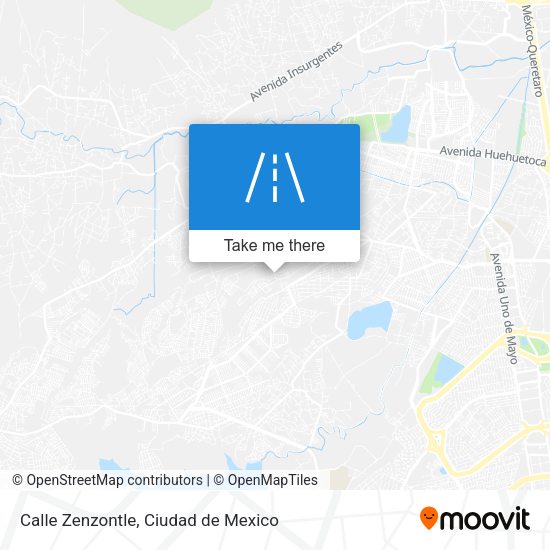 Calle Zenzontle map