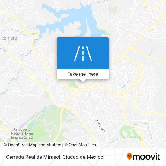 Mapa de Cerrada Real de Mirasol