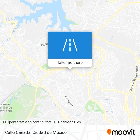 Calle Canadá map