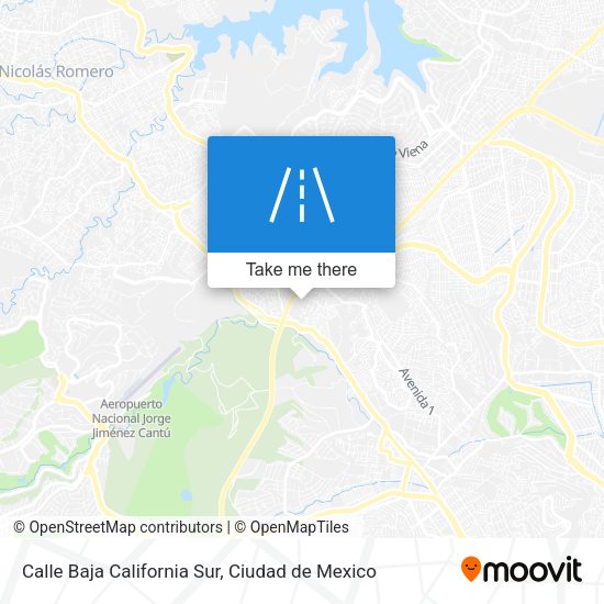 Mapa de Calle Baja California Sur