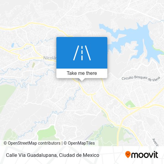 Calle Vía Guadalupana map