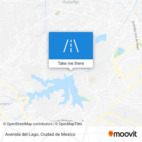 Avenida del Lago map