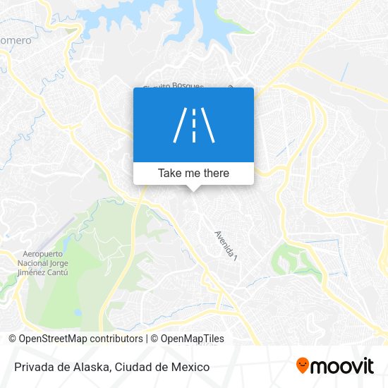 Privada de Alaska map